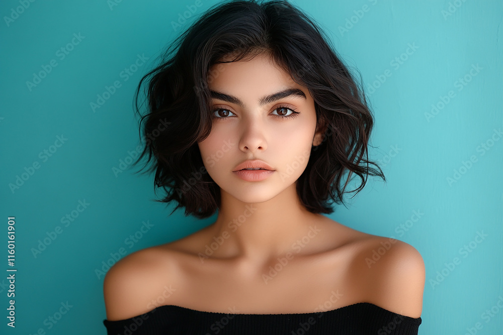 Fototapeta premium close up portrait of a woman 