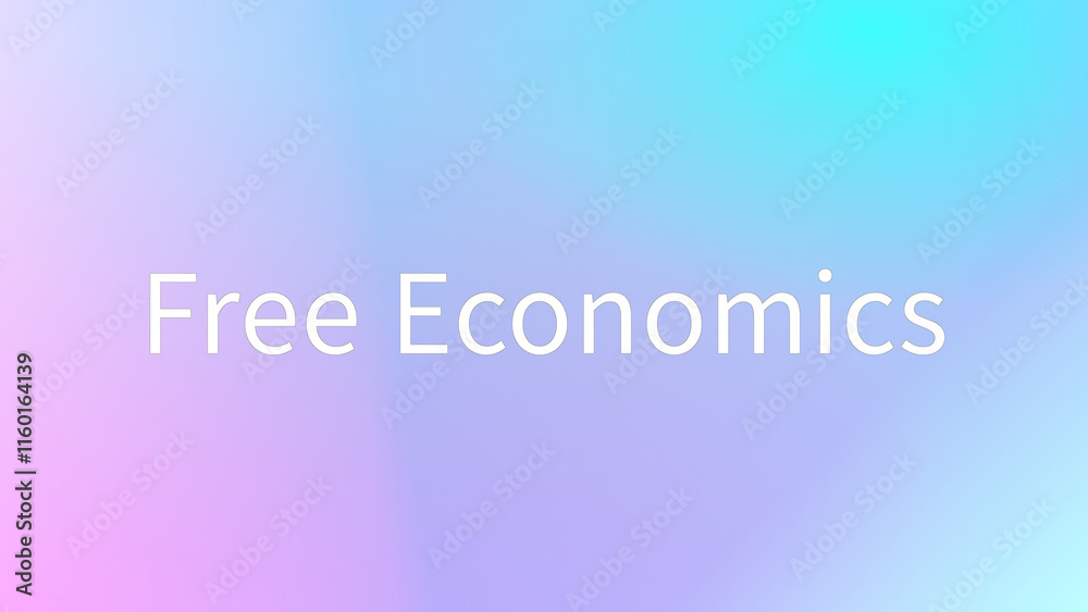 Free Economics のグラデーション背景イラスト Free Economics のグラデーション背景イラスト