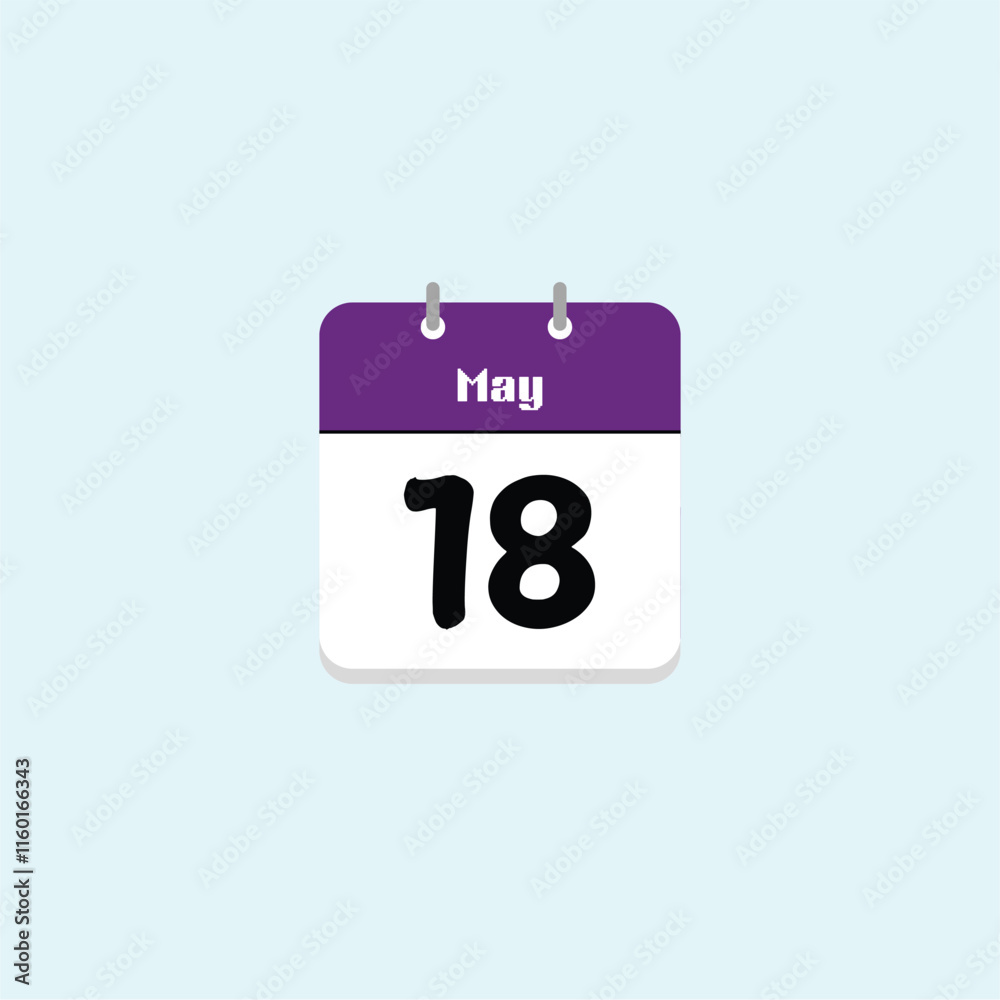 May 18th: Calendar Date Image May 18th: Calendar Date Image