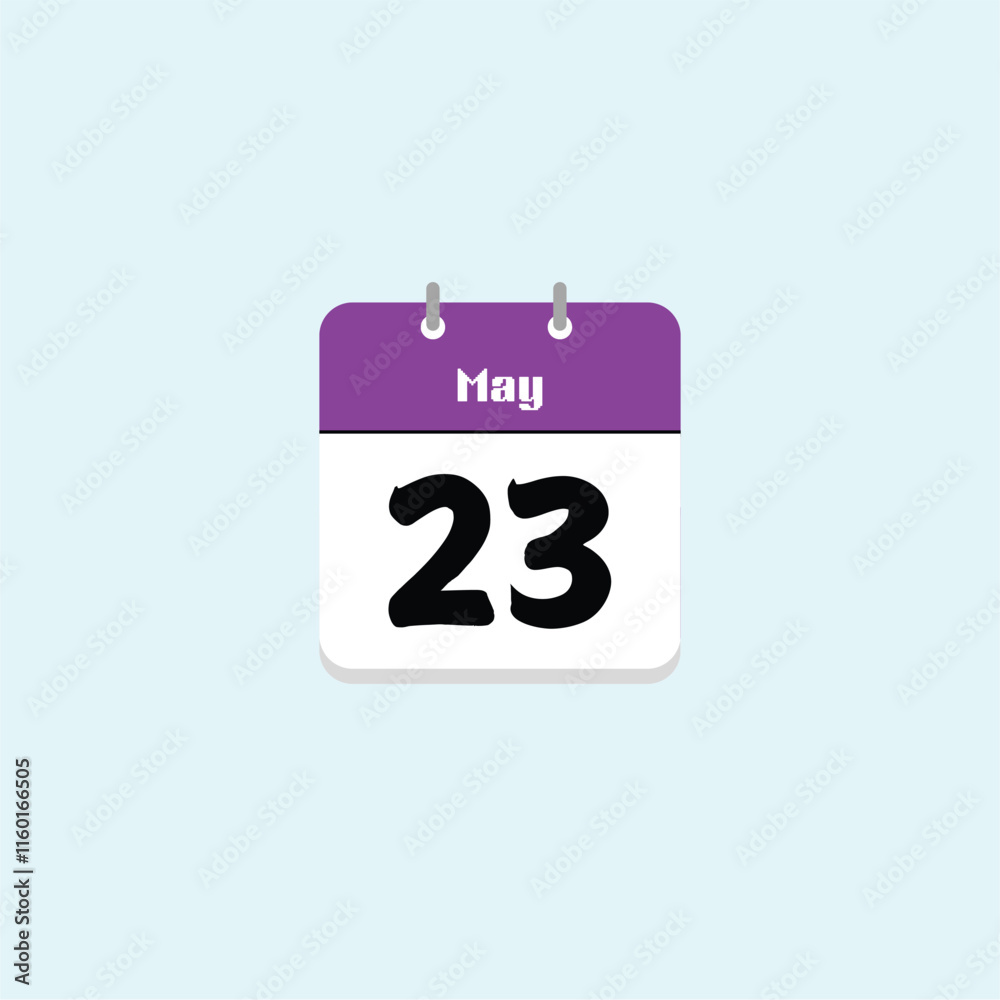 May 23rd: Calendar Date Design May 23rd: Calendar Date Design