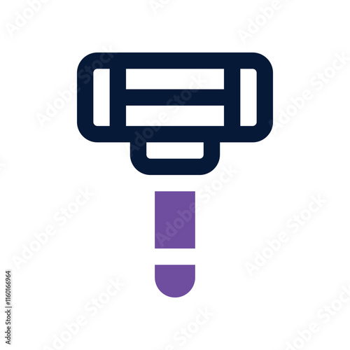 razor icon. vector dual tone icon for your website, mobile, presentation, and logo design.