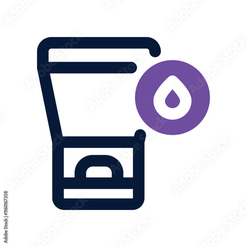 hair conditioner icon. vector dual tone icon for your website, mobile, presentation, and logo design.