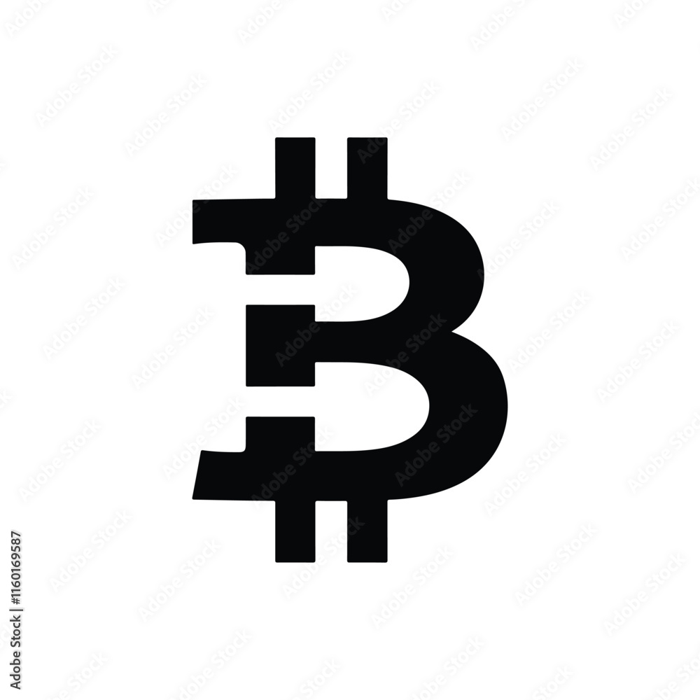 Bitcoin cryptocurrency vector Bitcoin cryptocurrency vector
