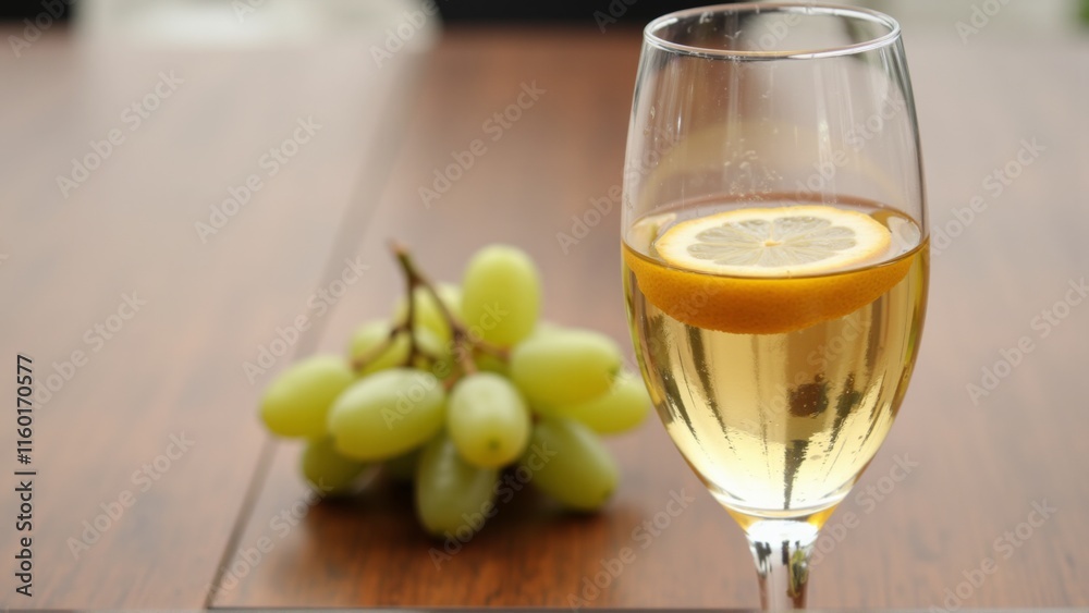 Half-filled wine glass resting beside a variety of fresh fruits, symbolizing balance and enjoyment in life's simple pleasures. Half-filled wine glass resting beside a variety of fresh fruits, symbolizing balance and enjoyment in life's simple pleasures.