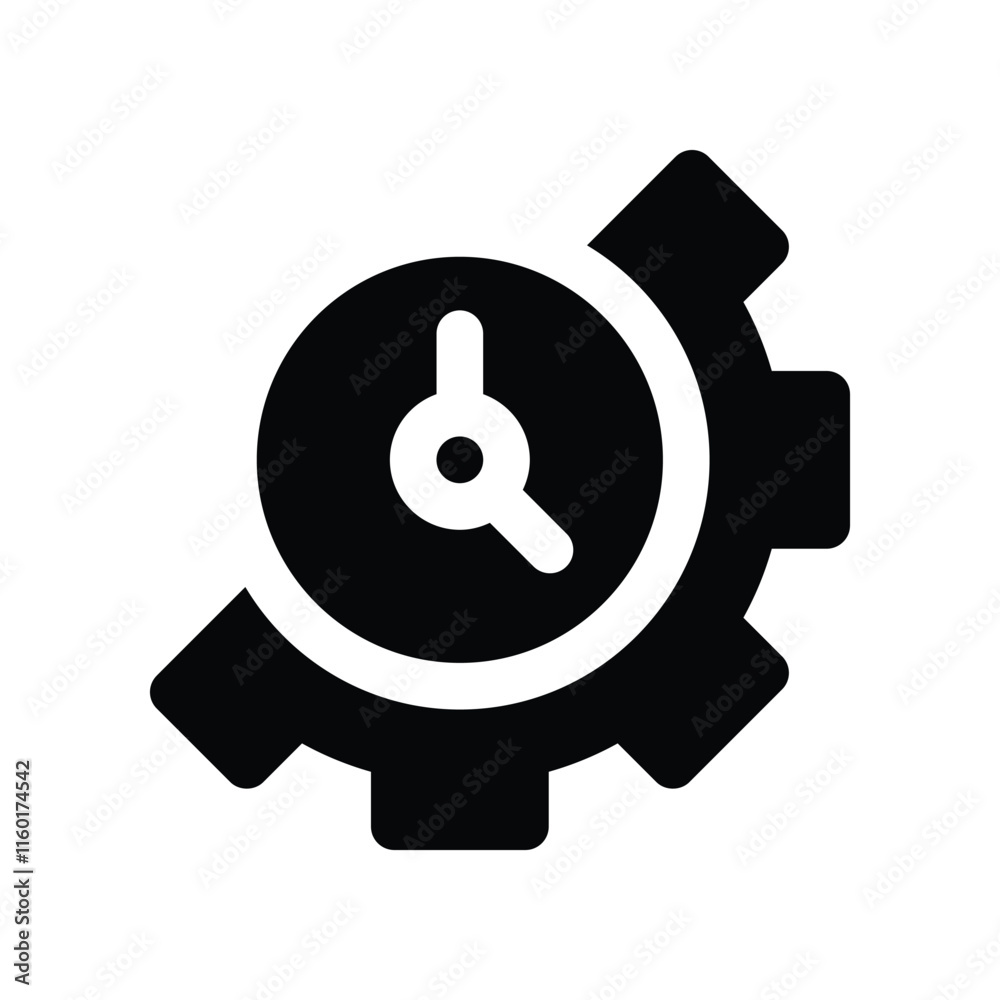 time management icon. vector glyph icon for your website, mobile, presentation, and logo design. time management icon. vector glyph icon for your website, mobile, presentation, and logo design.