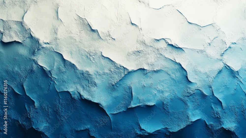 Naklejka premium Abstract Blue and White Textured Background