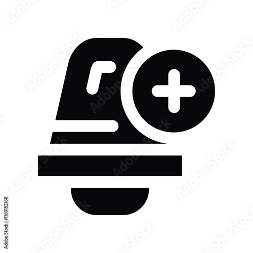 notifies icon. vector glyph icon for your website, mobile, presentation, and logo design.