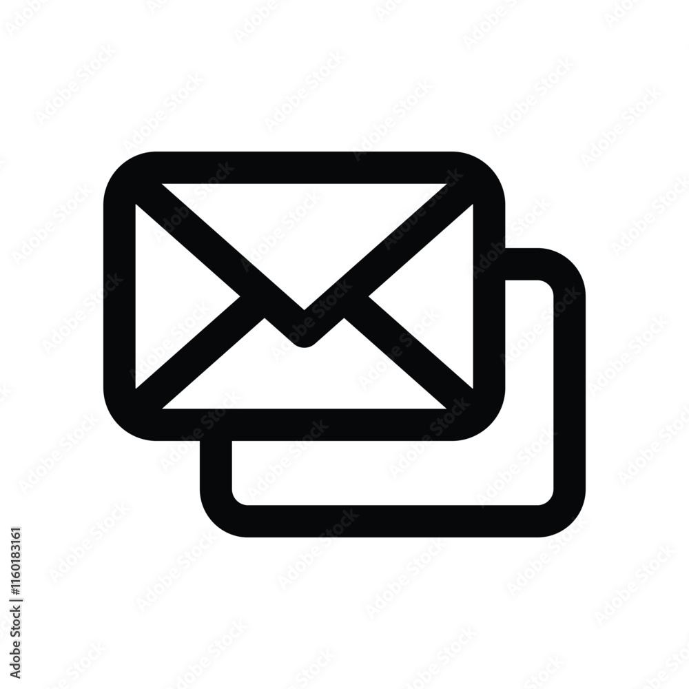 mail icon. vector line icon for your website, mobile, presentation, and logo design. mail icon. vector line icon for your website, mobile, presentation, and logo design.