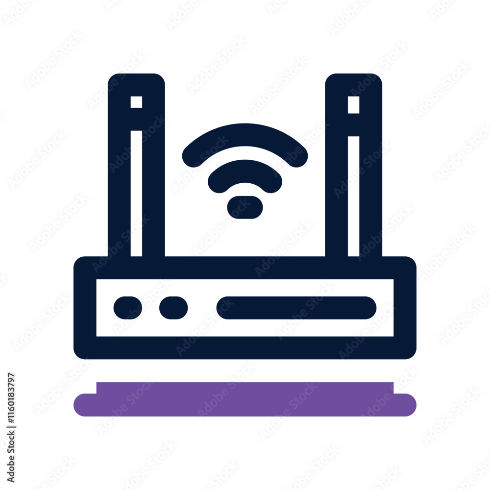 router icon. vector dual tone icon for your website, mobile, presentation, and logo design. router icon. vector dual tone icon for your website, mobile, presentation, and logo design.