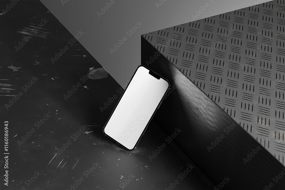 Smartphone Mockup on Industrial Textured Platform
Smartphone Mockup on Industrial Textured Platform