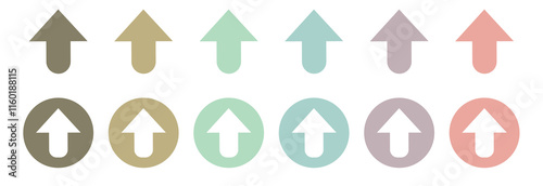 Free Download arrow road sign color pastel set - GFXLoad