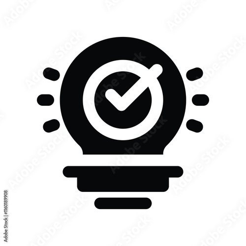 innovation icon. vector glyph icon for your website, mobile, presentation, and logo design.