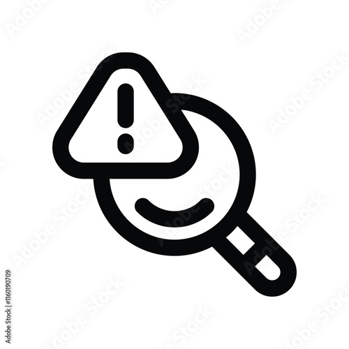 risk analysis icon. vector line icon for your website, mobile, presentation, and logo design.