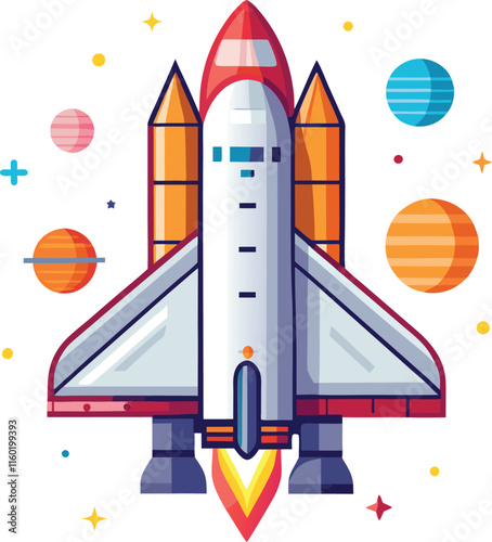 space shuttle vector