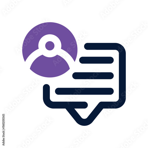 advice icon. vector dual tone icon for your website, mobile, presentation, and logo design.