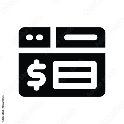 website icon. vector glyph icon for your website, mobile, presentation, and logo design.