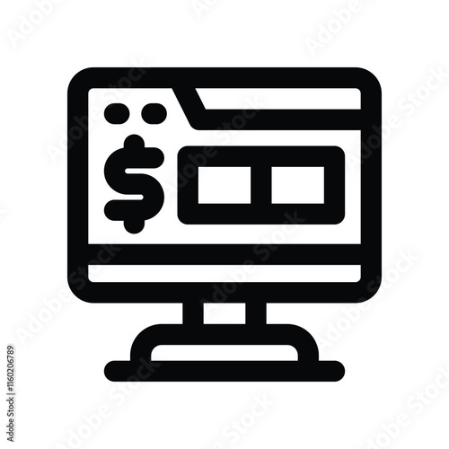 platform icon. vector line icon for your website, mobile, presentation, and logo design.