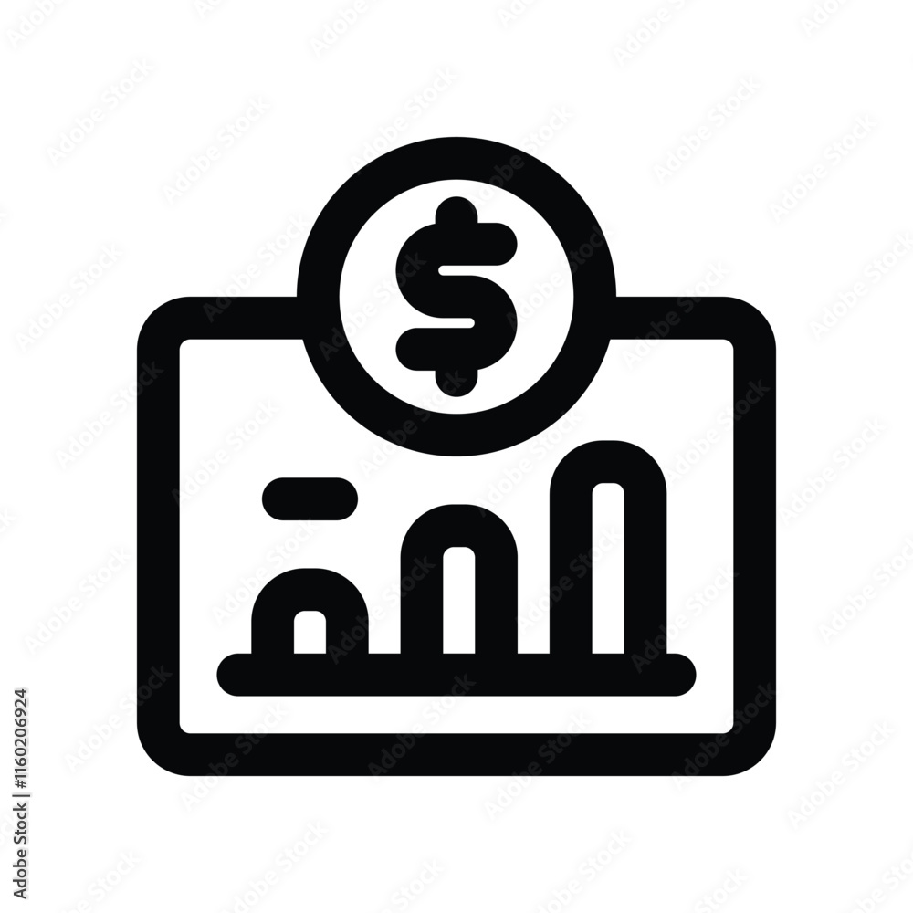 graph icon. vector line icon for your website, mobile, presentation, and logo design. graph icon. vector line icon for your website, mobile, presentation, and logo design.