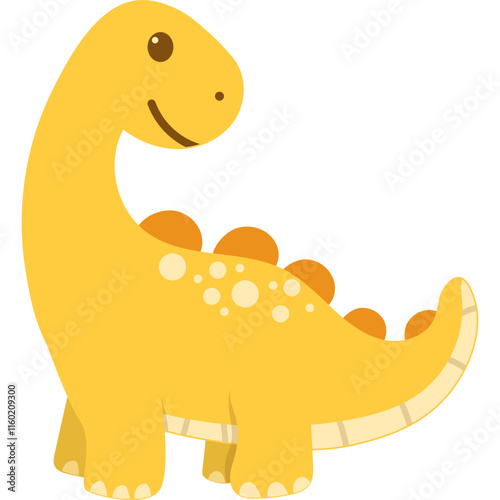 Cute Dinosaurus Illustration