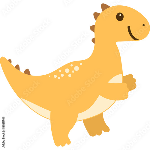 Cute Dinosaurus Illustration