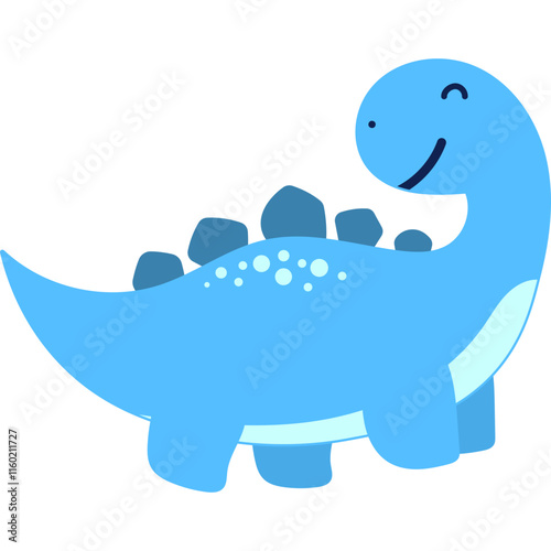 Cute Dinosaurus Illustration