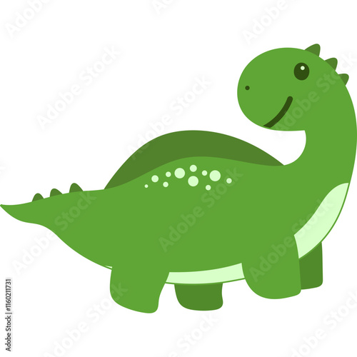 Cute Dinosaurus Illustration