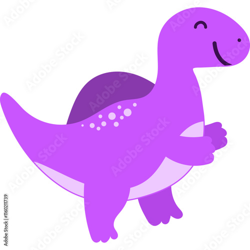 Cute Dinosaurus Illustration