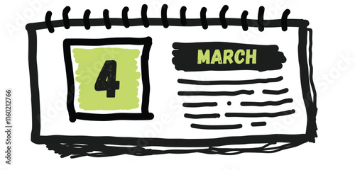 March 4th:  Calendar Date, Spring Month, Day of the Year