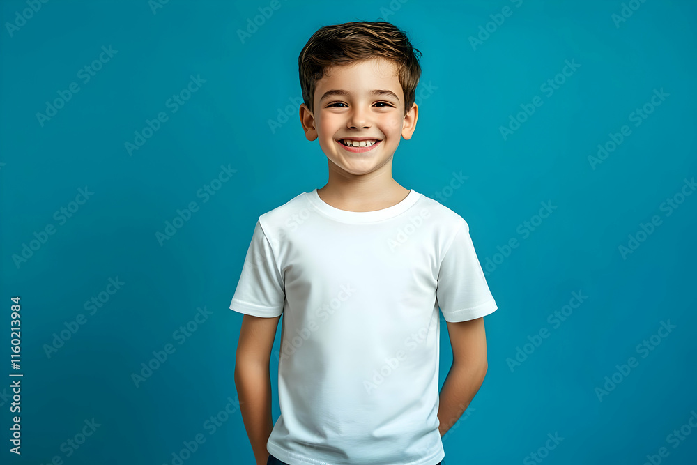 A 3D white T-shirt mockup with soft shadows, isolated on a light blue background. Ideal for showcasing designs in fashion or product presentations. A 3D white T-shirt mockup with soft shadows, isolated on a light blue background. Ideal for showcasing designs in fashion or product presentations.