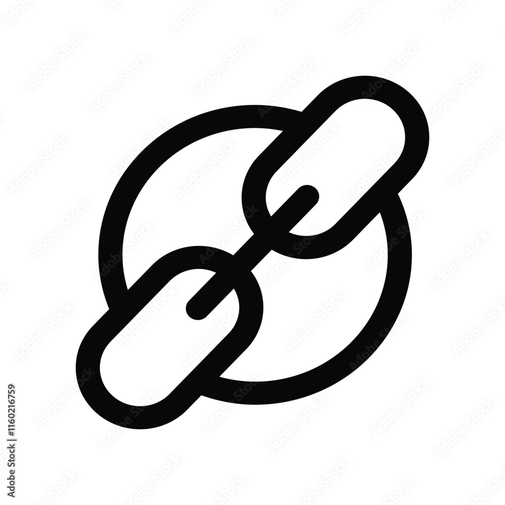 link icon. vector line icon for your website, mobile, presentation, and logo design. link icon. vector line icon for your website, mobile, presentation, and logo design.