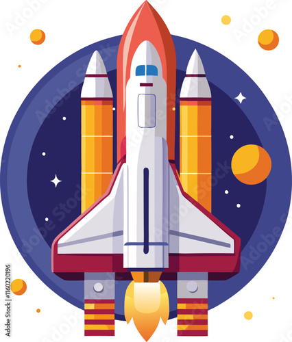 space shuttle vector