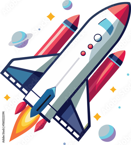 space shuttle vector