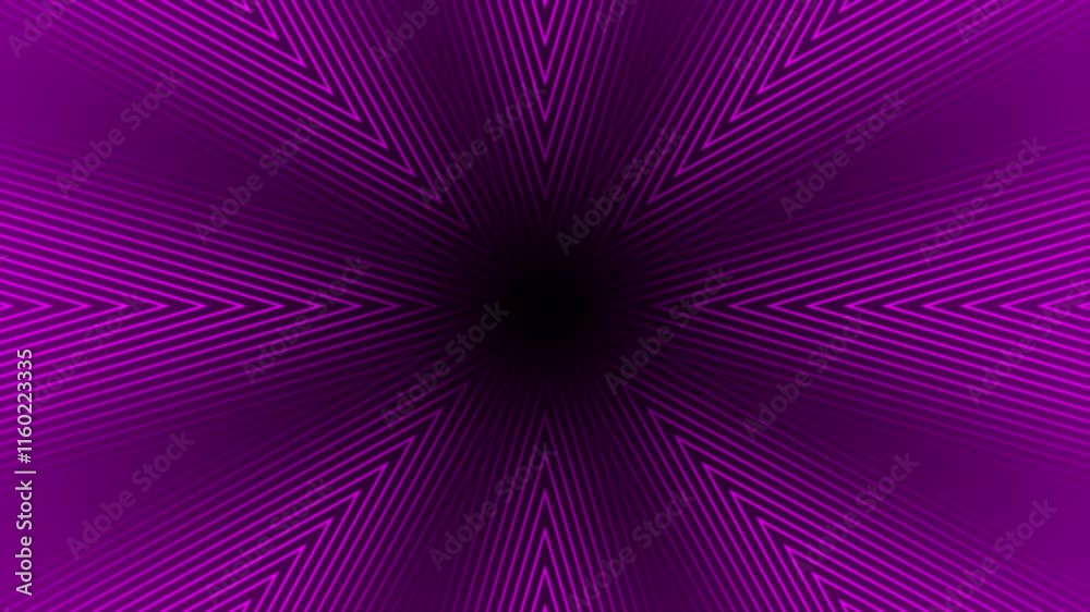 Pink color multiple repeating lines moving in star shape with blank space modern design loop able geometrical background Pink color multiple repeating lines moving in star shape with blank space modern design loop able geometrical background