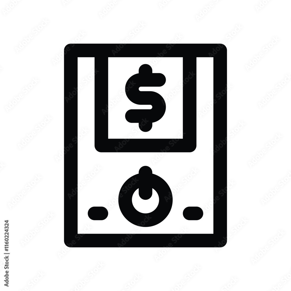 cpu tower icon. vector line icon for your website, mobile, presentation, and logo design. cpu tower icon. vector line icon for your website, mobile, presentation, and logo design.