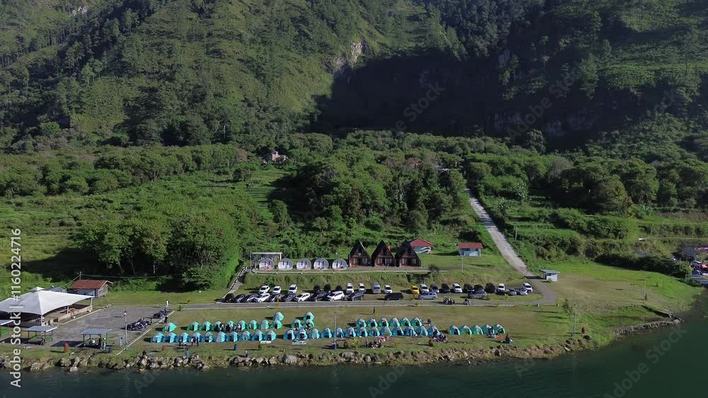 Camping by the Side of Lake Laut Tawar