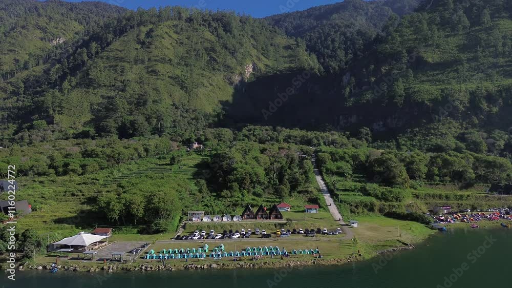 Camping by the Side of Lake Laut Tawar