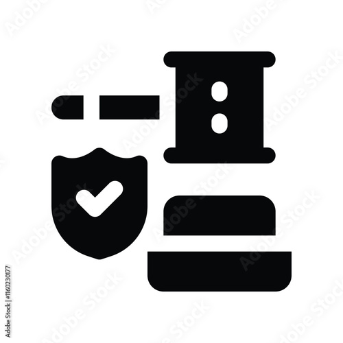 auction icon. vector glyph icon for your website, mobile, presentation, and logo design.