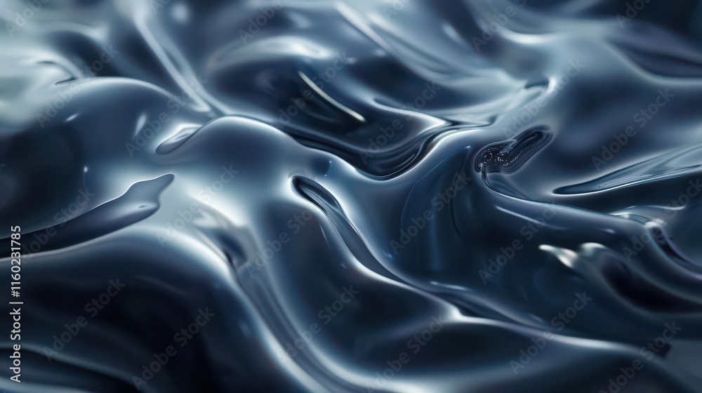 Obraz premium Mystical Waterfall. Mesmerizing liquid flow art