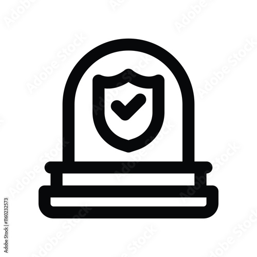 siren icon. vector line icon for your website, mobile, presentation, and logo design.