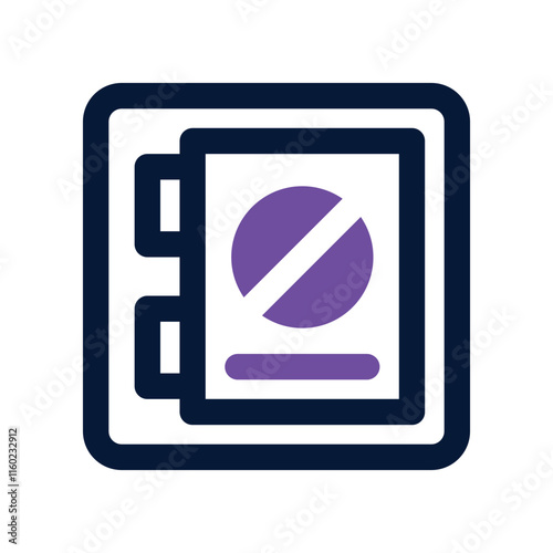 safe box icon. vector dual tone icon for your website, mobile, presentation, and logo design.
