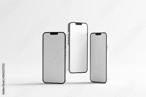 Smartphone Mockup with Minimal Design for Presentation and Branding