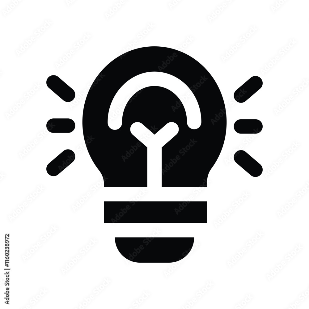 idea icon. vector glyph icon for your website, mobile, presentation, and logo design. idea icon. vector glyph icon for your website, mobile, presentation, and logo design.