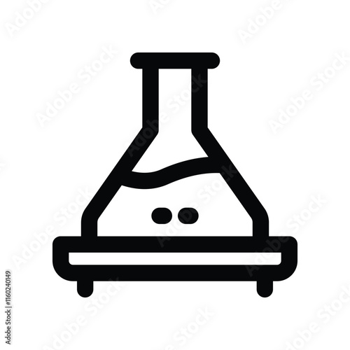flasks icon. vector line icon for your website, mobile, presentation, and logo design.