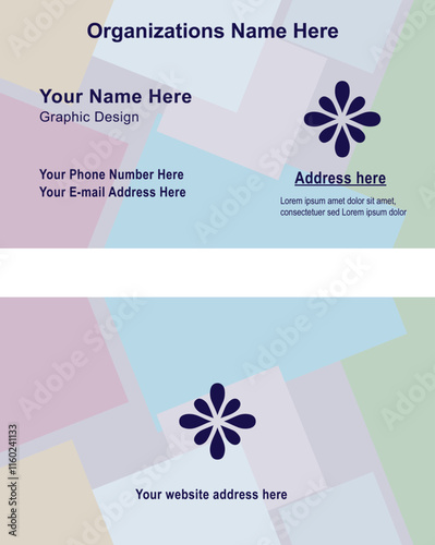 Corporate Exclusive Editing Color Combinations Business Card