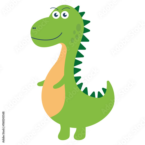 Fototapeta Naklejka Na Ścianę i Meble -  Cute Dinosaur Illustration