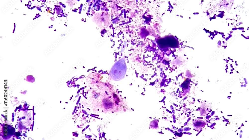 Giardia under microscope Giardia under microscope