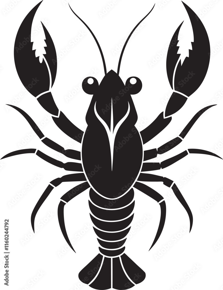 lobster silhouette vector, black and white silhouette, vector and illustration isolated on white background, black silhouette vector
lobster silhouette vector, black and white silhouette, vector and illustration isolated on white background, black silhouette vector