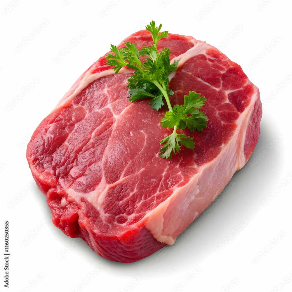 Fresh raw meat with rich marbling and natural texture, isolated on a transparent background, Fresh raw meat with rich marbling and natural texture, isolated on a transparent background,