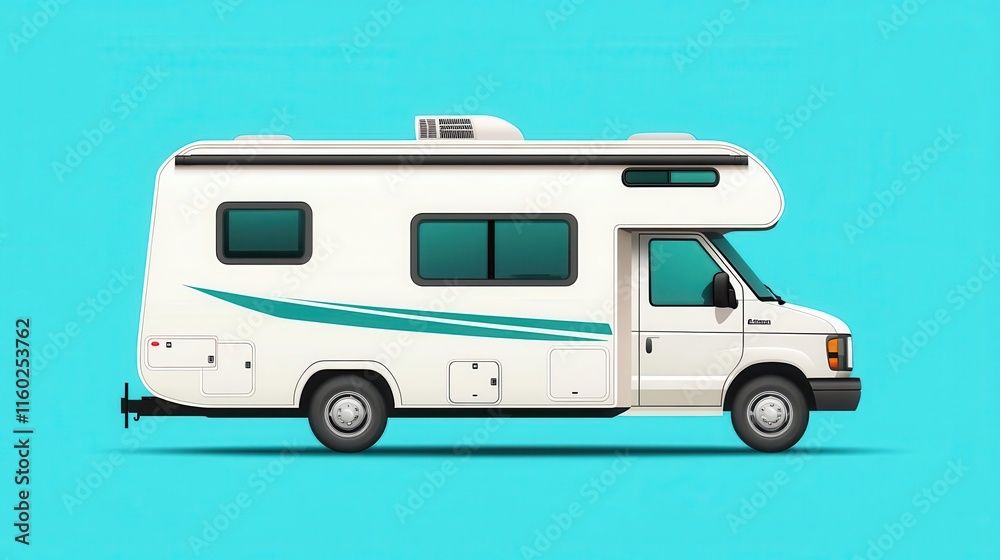 A Class C RV blueprint featuring a hybrid engine for ecoconscious travel A Class C RV blueprint featuring a hybrid engine for ecoconscious travel