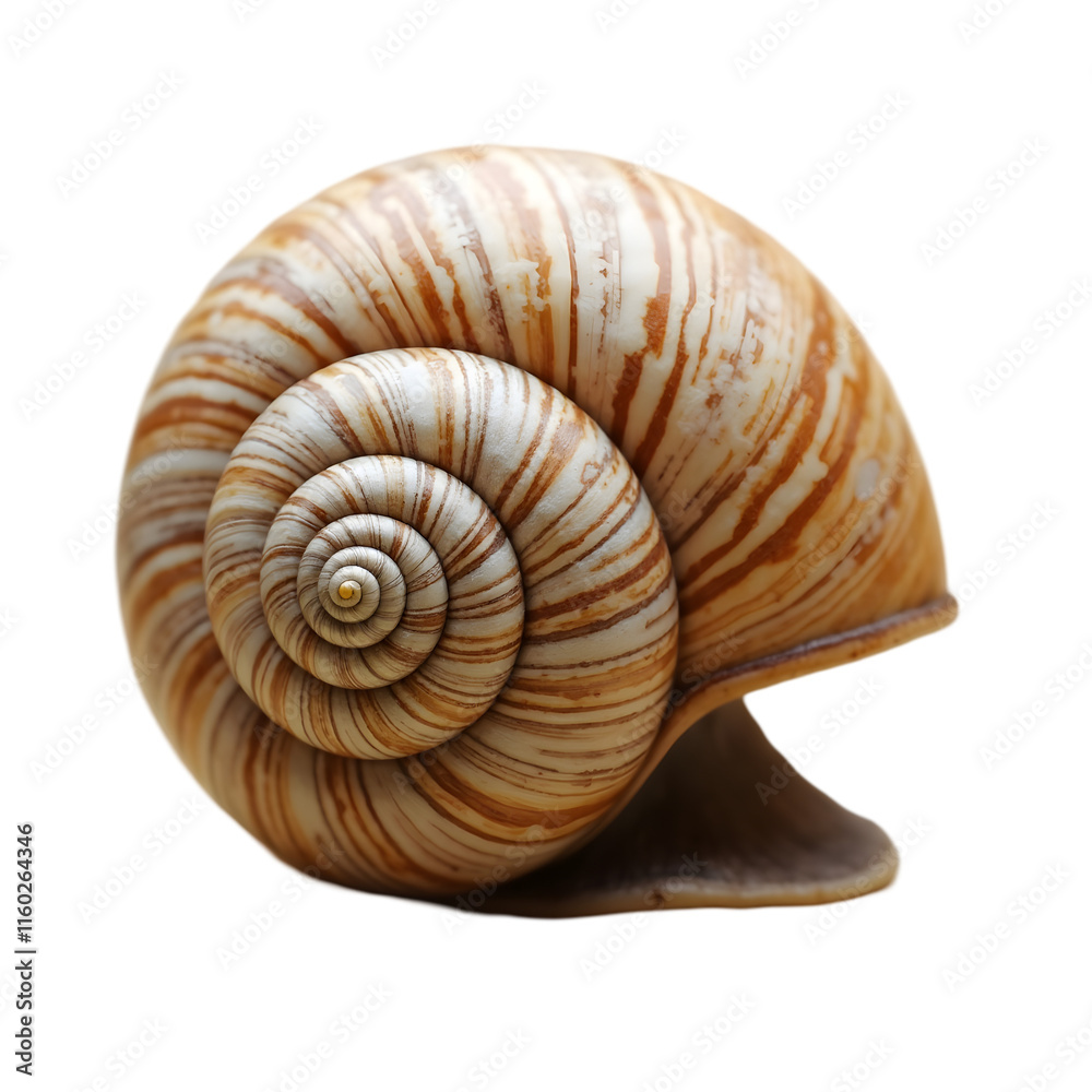 Close-up of a spiral snail shell with intricate patterns Close-up of a spiral snail shell with intricate patterns